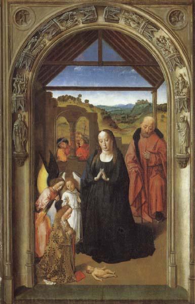 Dieric Bouts The Annunciation,The Visitation,THe Adoration of theAngels,The Adoration of the Magi oil painting picture